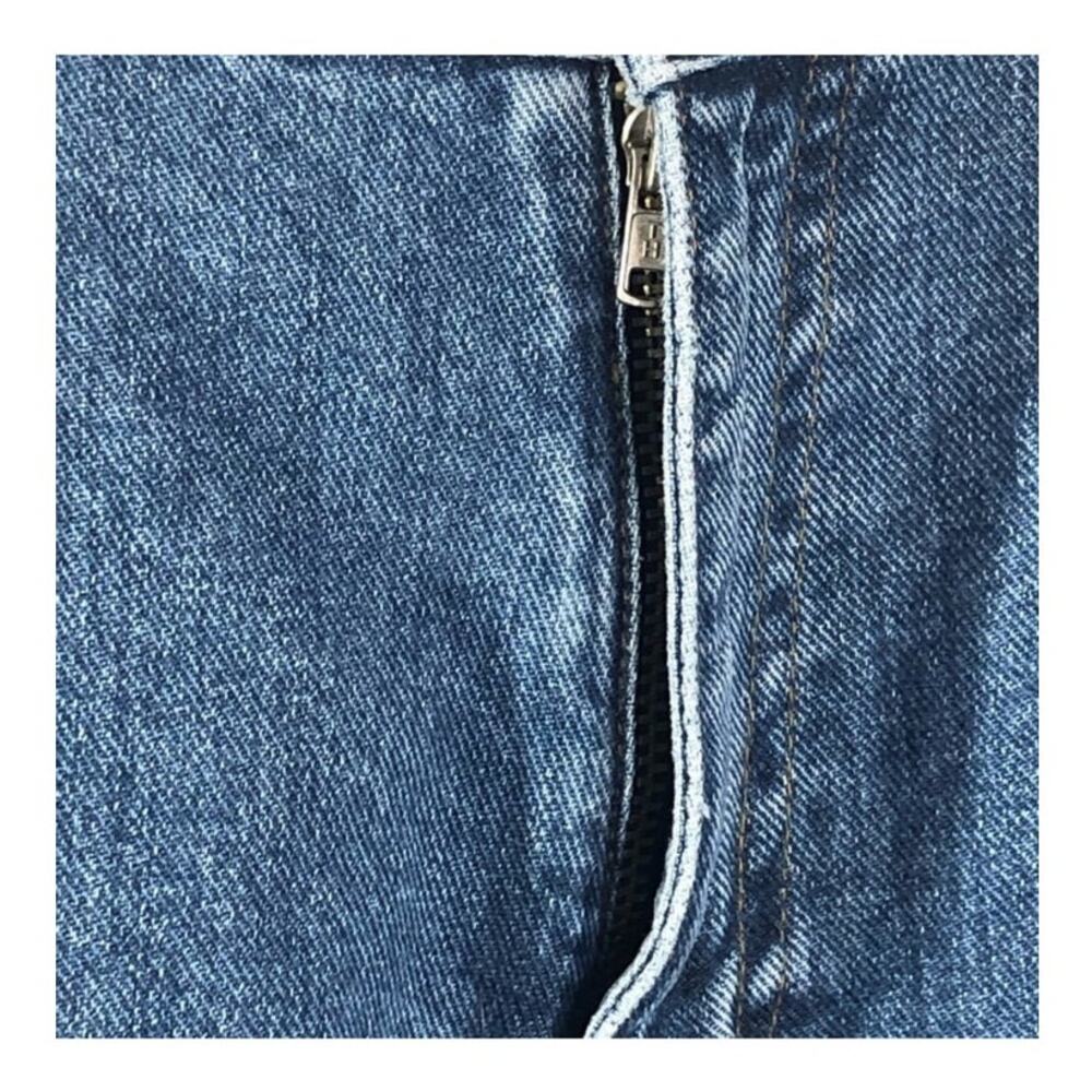 Tommy Hilfiger Vintage High-Waist Capri Mom Jeans Size 10 – Split Seam Retro - Picture 14 of 16
